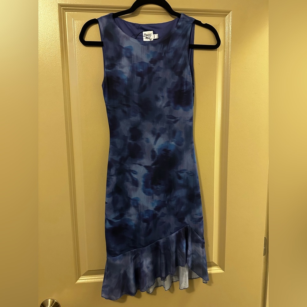 Princess Polly Asymmetrical Blue Dress